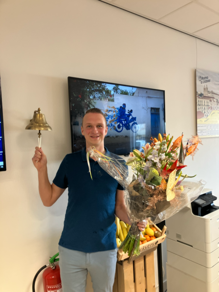 Lennard als teammanager - Dujob